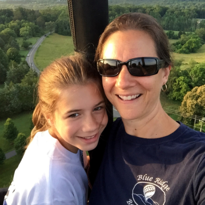 Blue Ridge Ballooning Pilot Liana Haseltine and daughter Keira